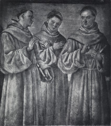 Anonimo — Giovanni di Pietro - sec. XVI - Santi e beati francescani — particolare
